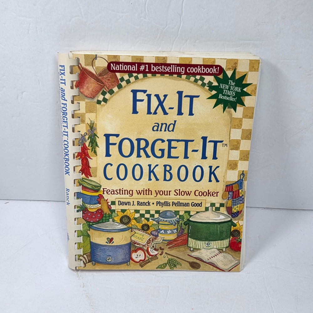 Fix-It and Forget-It Cookbook Slow Cooker Recipes Ranck Good Spiral Bound